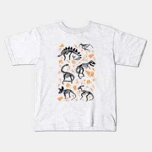 Excavated Dinosaur Fossils - Halloween Kids T-Shirt